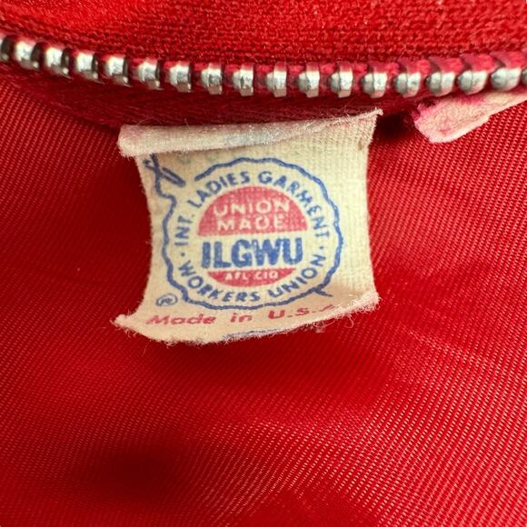 Vintage Maxi Dress Small Maroon Sleeveless Mock Neck High-Waist Back Zip USA - Picture 2 of 11